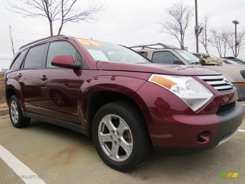 2008 XL7 Luxury AWD - Cranberry Red Metallic / Beige photo #4