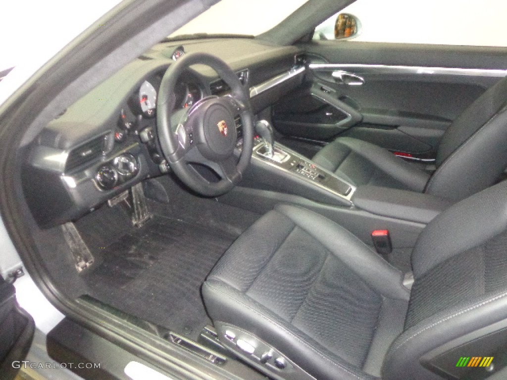 2014 911 Carrera 4S Coupe - Rhodium Silver Metallic / Black photo #25
