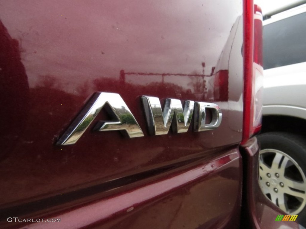 2008 XL7 Luxury AWD - Cranberry Red Metallic / Beige photo #11