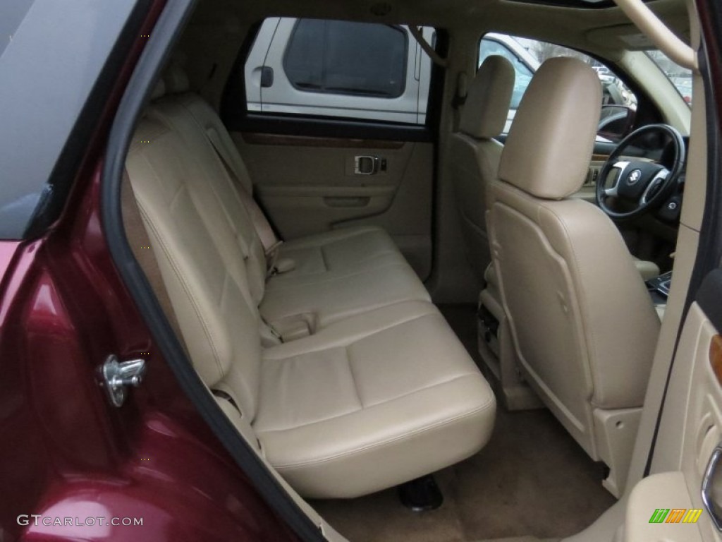 2008 XL7 Luxury AWD - Cranberry Red Metallic / Beige photo #12