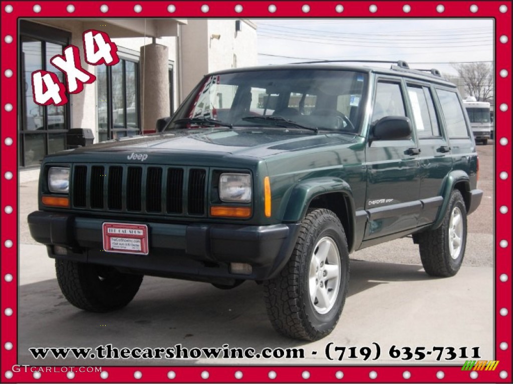 Forest Green Pearl Jeep Cherokee