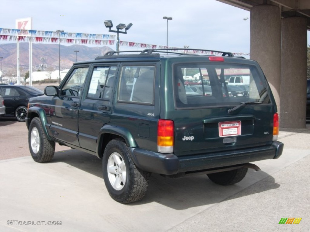 1999 Cherokee Sport 4x4 - Forest Green Pearl / Agate photo #11