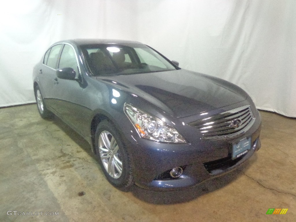 2012 G 37 x AWD Sedan - Blue Slate / Graphite photo #1