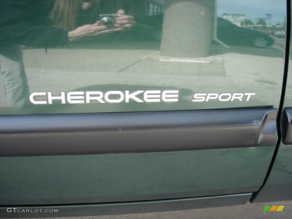 1999 Cherokee Sport 4x4 - Forest Green Pearl / Agate photo #27