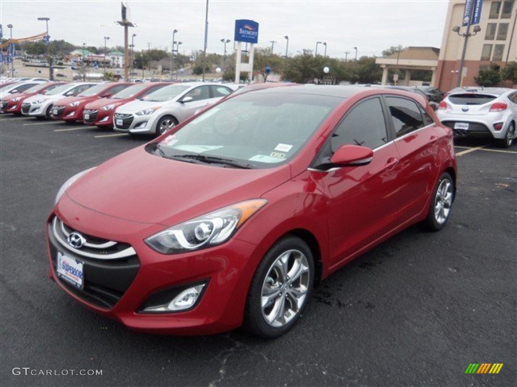 2014 Elantra GT - Geranium Red / Black photo #1