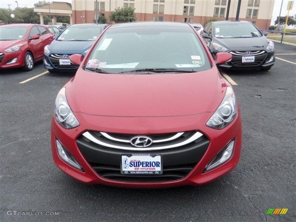 2014 Elantra GT - Geranium Red / Black photo #2
