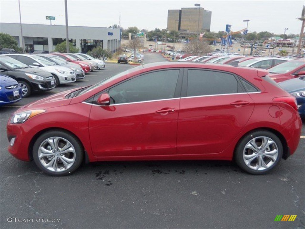 2014 Elantra GT - Geranium Red / Black photo #3
