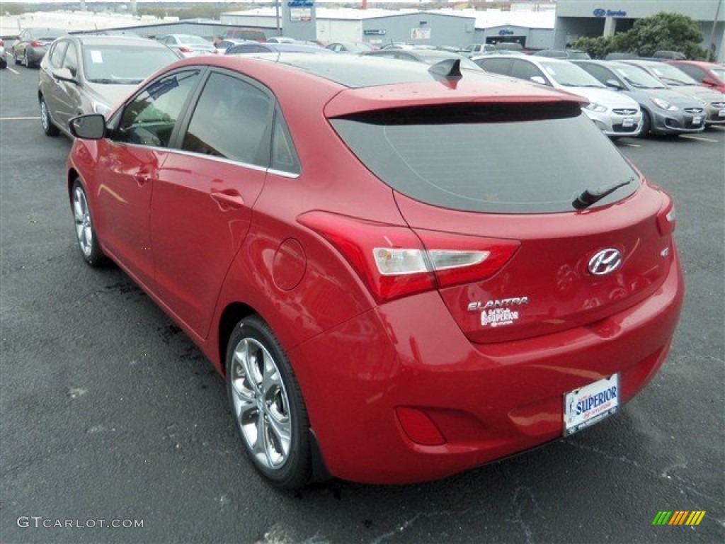 2014 Elantra GT - Geranium Red / Black photo #4