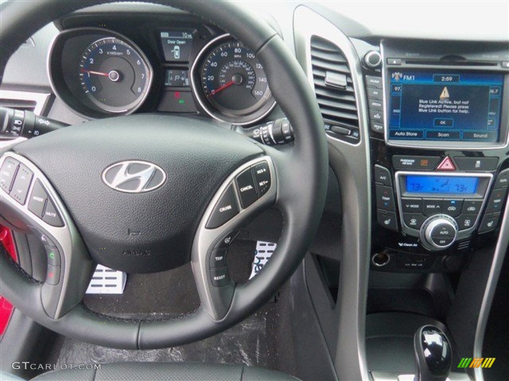 2014 Elantra GT - Geranium Red / Black photo #7