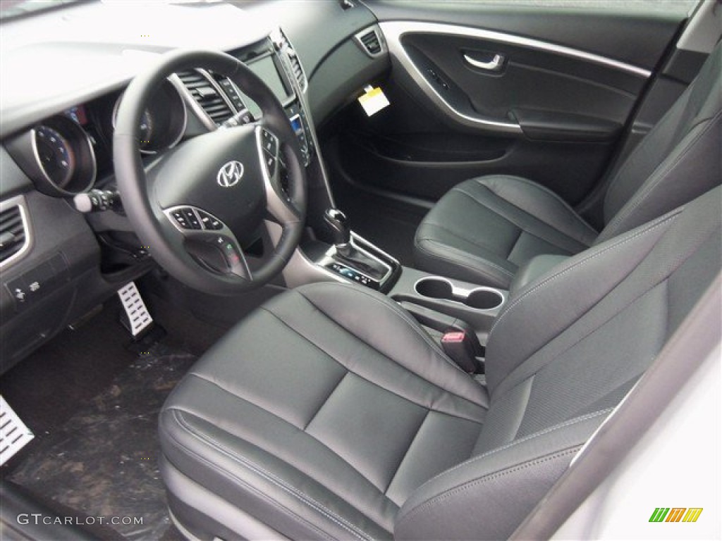 Black Interior 2014 Hyundai Elantra GT Photo #91189680