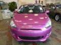 2014 Plasma Purple Mitsubishi Mirage ES  photo #2