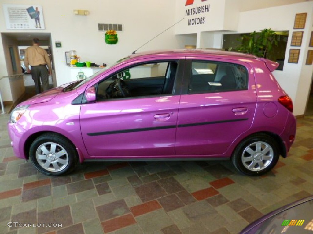 Plasma Purple 2014 Mitsubishi Mirage ES Exterior Photo #91189766
