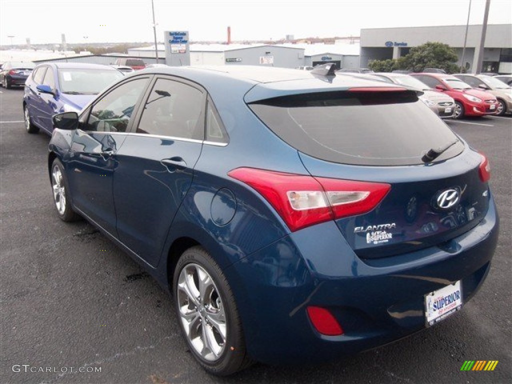 2014 Elantra GT - Windy Sea Blue / Beige photo #4