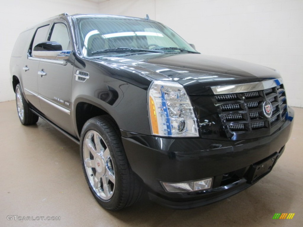 2011 Escalade ESV Premium AWD - Black Raven / Ebony/Ebony photo #1