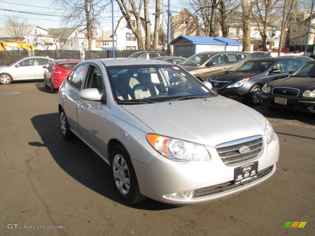 2009 Elantra GLS Sedan - Quicksilver / Gray photo #1