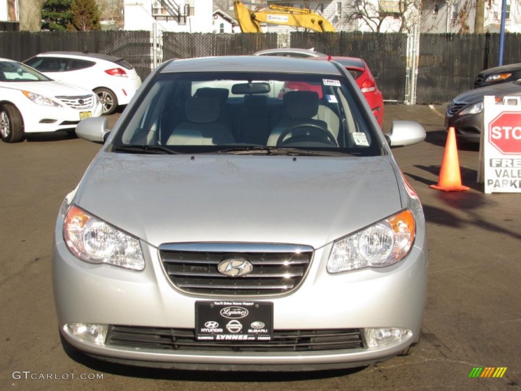 2009 Elantra GLS Sedan - Quicksilver / Gray photo #2