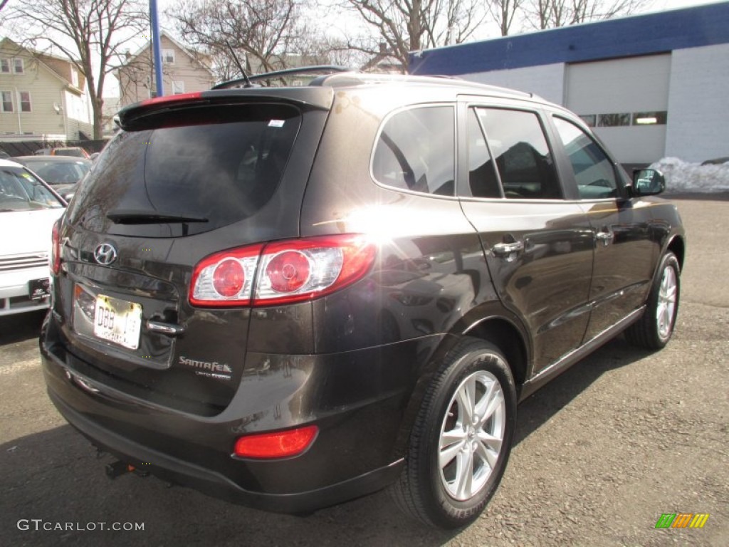 2011 Santa Fe Limited AWD - Espresso Brown / Beige photo #4