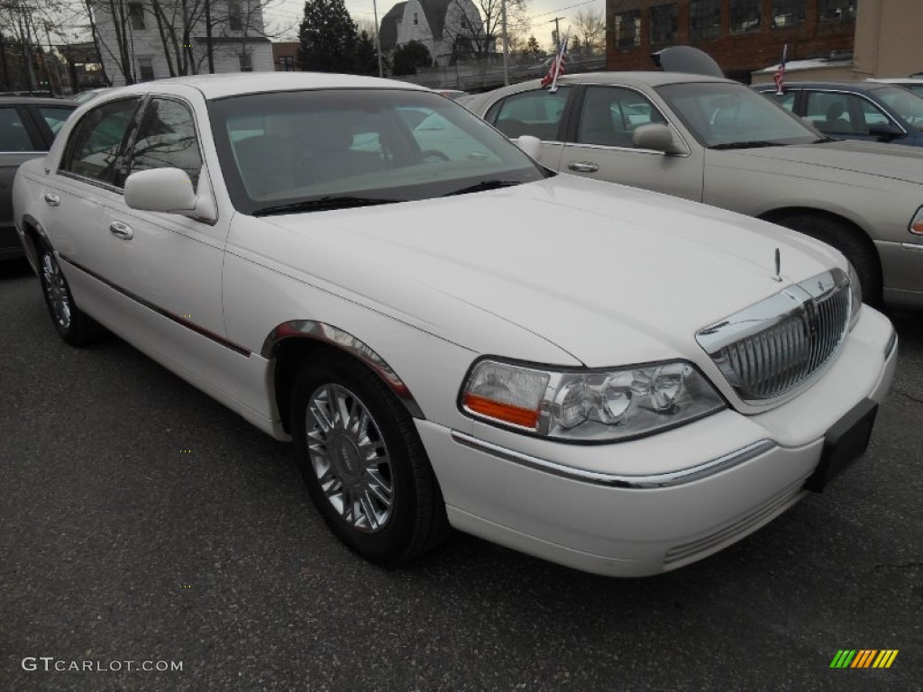 Vibrant White 2008 Lincoln Town Car Signature Limited Exterior Photo #91191616