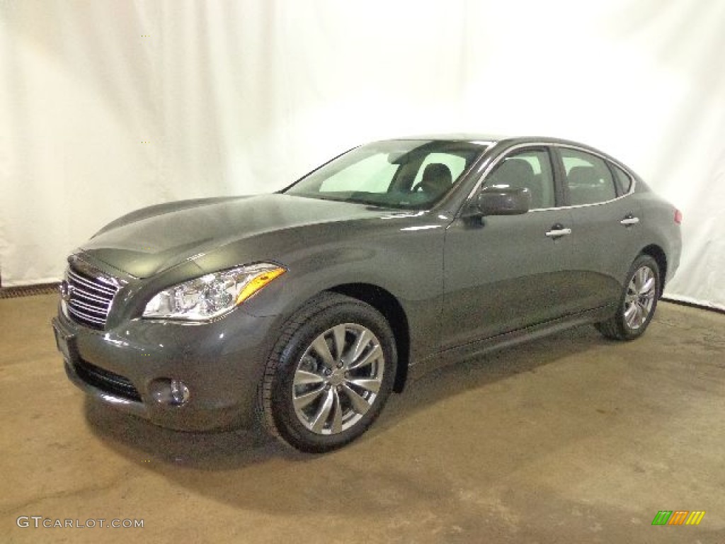 Storm Front Gray 2012 Infiniti M 37x AWD Sedan Exterior Photo #91191755
