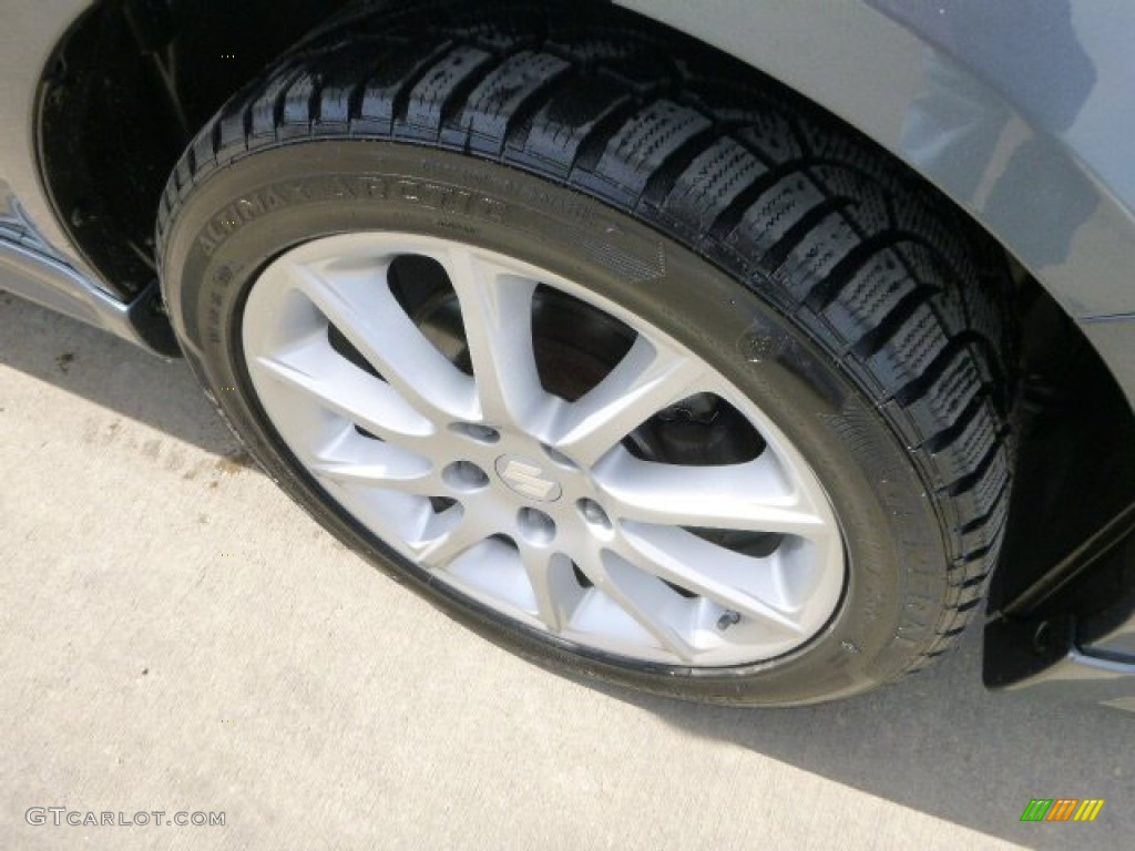 2009 SX4 Sport Sedan - Azure Gray Metallic / Black photo #9