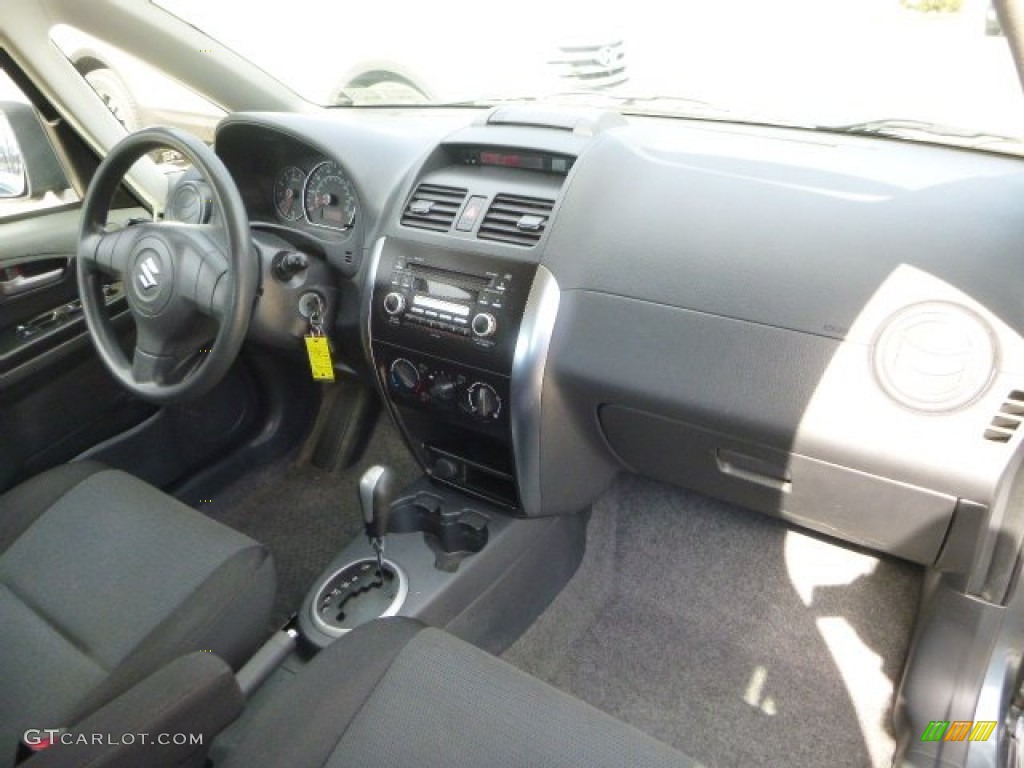2009 SX4 Sport Sedan - Azure Gray Metallic / Black photo #11