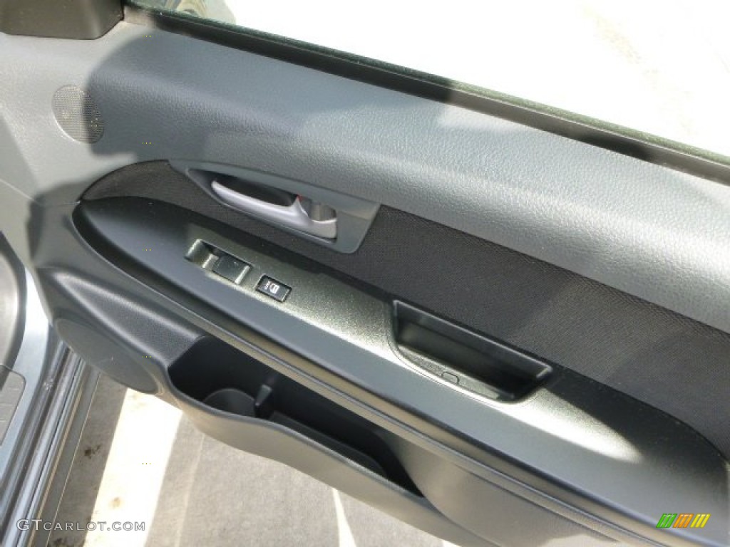 2009 SX4 Sport Sedan - Azure Gray Metallic / Black photo #12