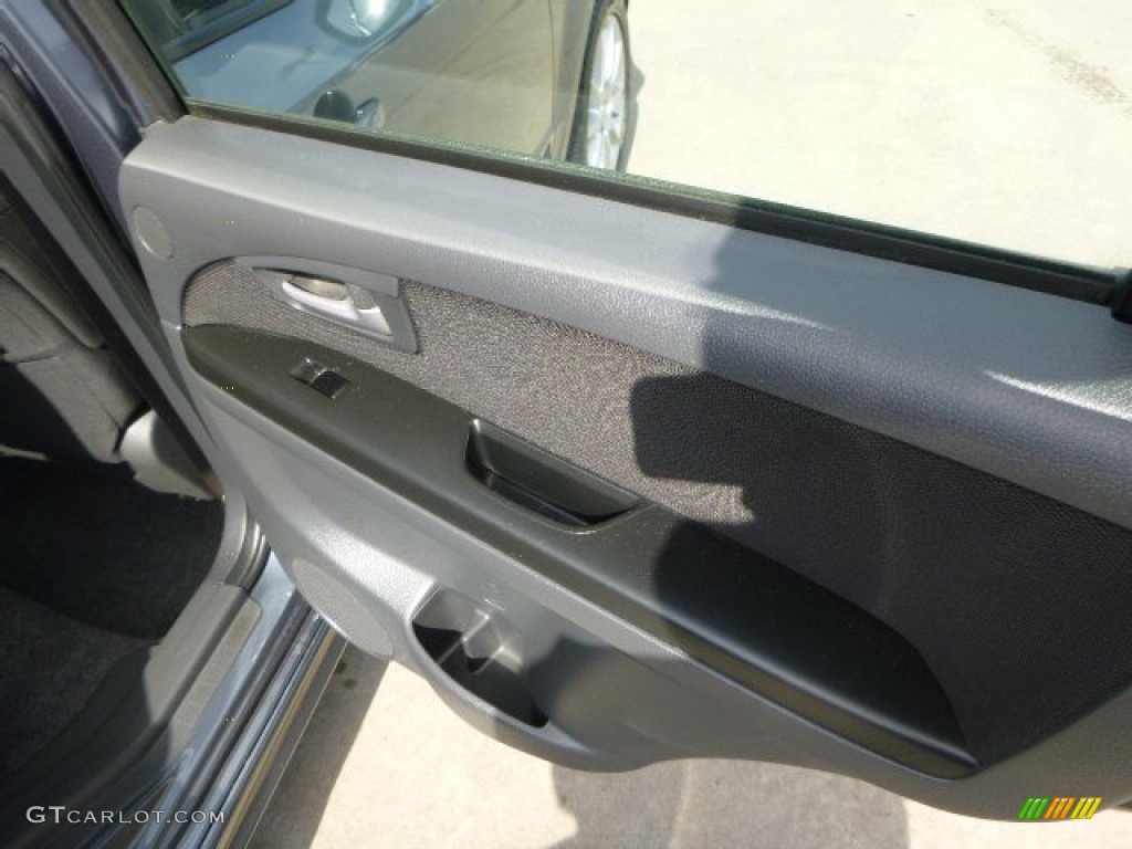 2009 SX4 Sport Sedan - Azure Gray Metallic / Black photo #14