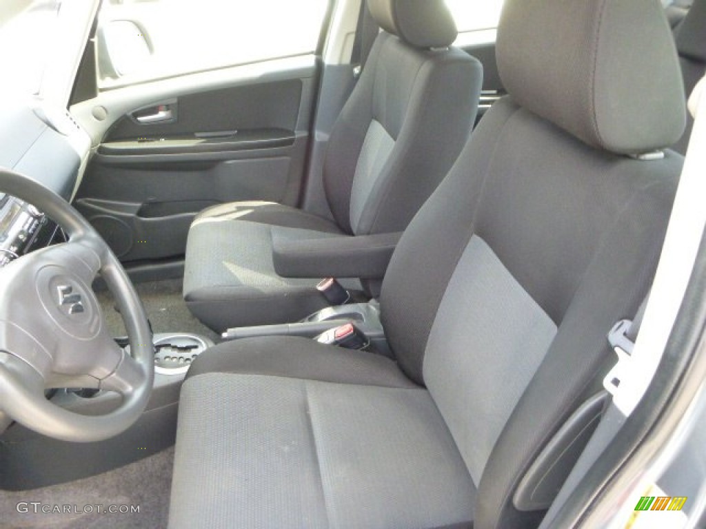 2009 SX4 Sport Sedan - Azure Gray Metallic / Black photo #15