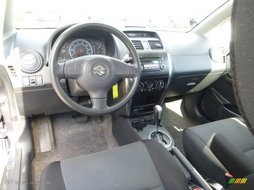 2009 SX4 Sport Sedan - Azure Gray Metallic / Black photo #17