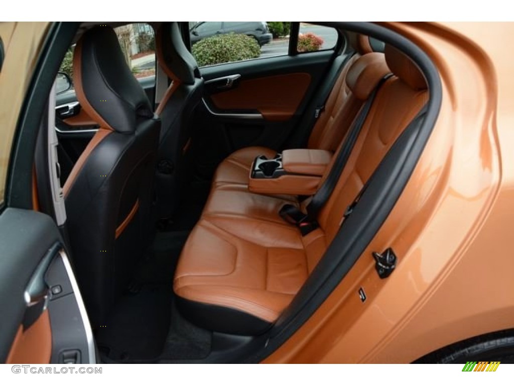 2012 S60 T5 - Vibrant Copper Metallic / Beechwood Brown/Off Black photo #11