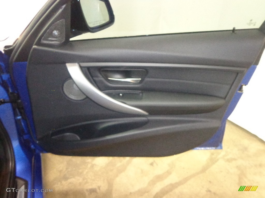 2013 3 Series 335i xDrive Sedan - Estoril Blue / Black photo #34
