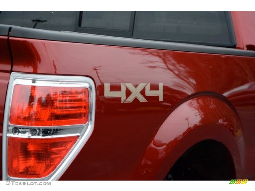 2014 F150 XLT SuperCrew 4x4 - Ruby Red / Pale Adobe photo #6