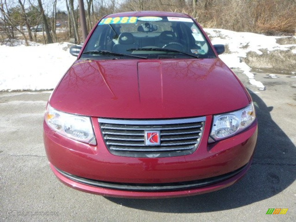 2007 ION 2 Sedan - Berry Red / Gray photo #5