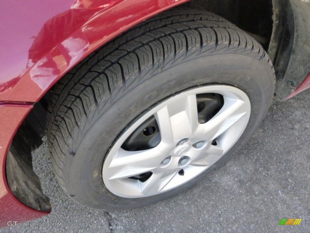 2007 ION 2 Sedan - Berry Red / Gray photo #6