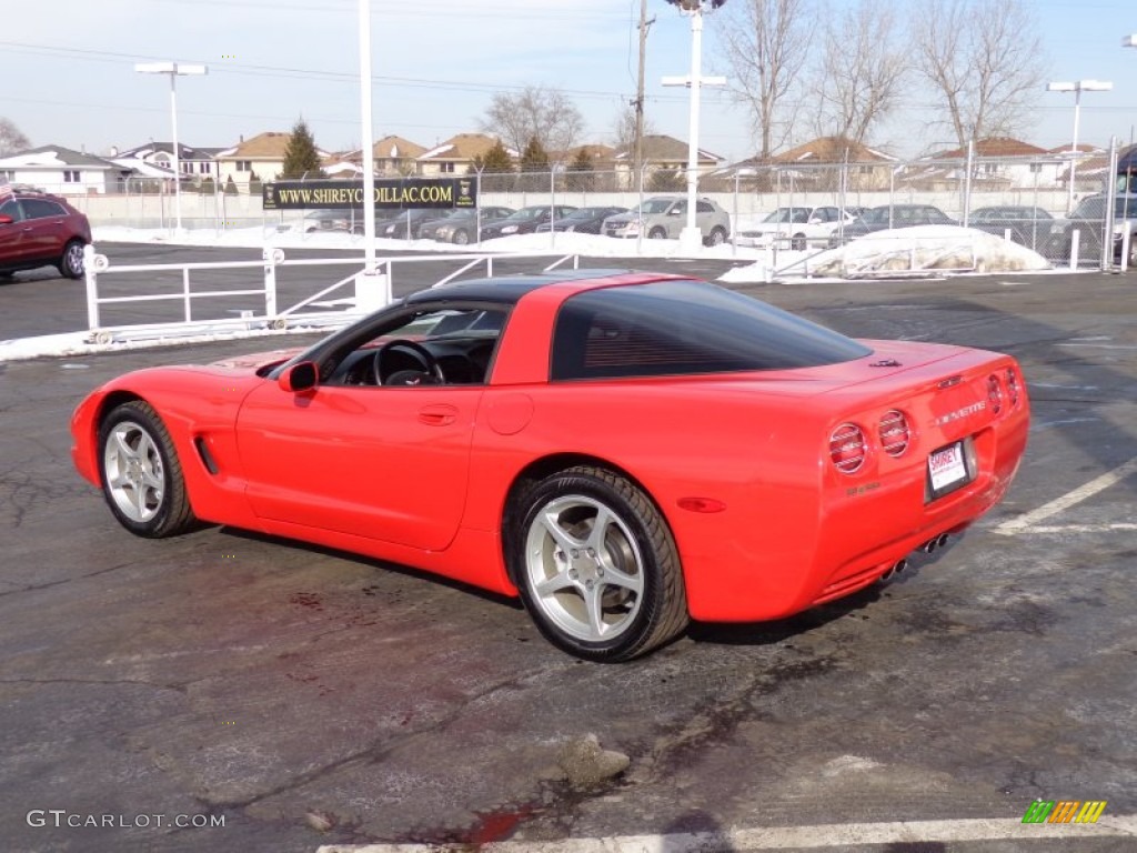 2002 Corvette Coupe - Torch Red / Black photo #6