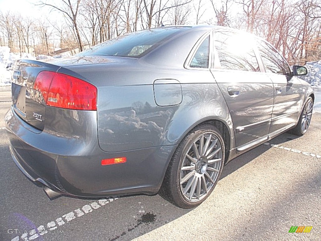 2008 A4 2.0T Special Edition quattro Sedan - Quartz Grey Metallic / Black photo #5