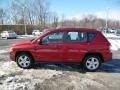 2007 Inferno Red Crystal Pearlcoat Jeep Compass Sport 4x4  photo #8