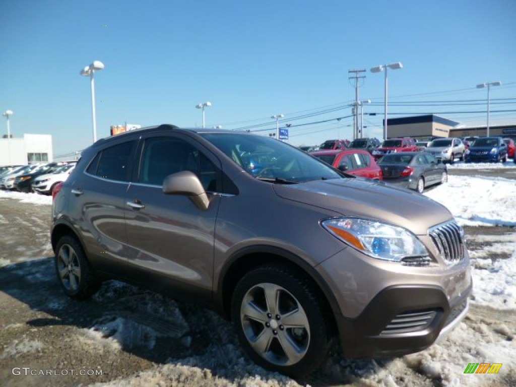 2013 Encore AWD - Cocoa Silver Metallic / Ebony photo #1