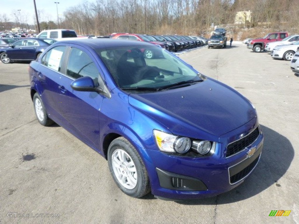 Blue Topaz Metallic 2014 Chevrolet Sonic LT Sedan Exterior Photo #91201186