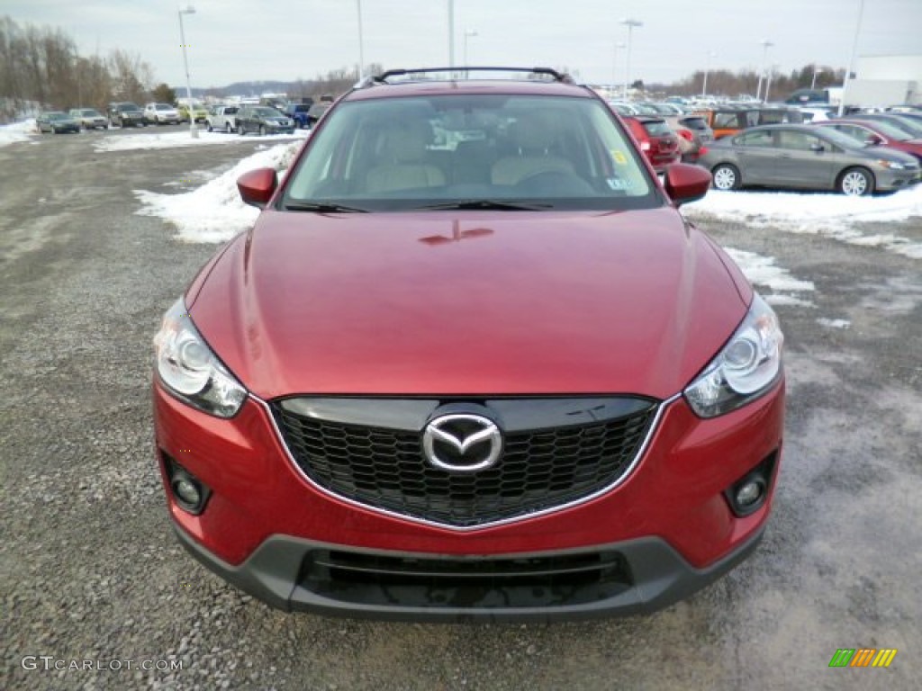 Zeal Red Mica 2013 Mazda CX-5 Grand Touring Exterior Photo #91201501