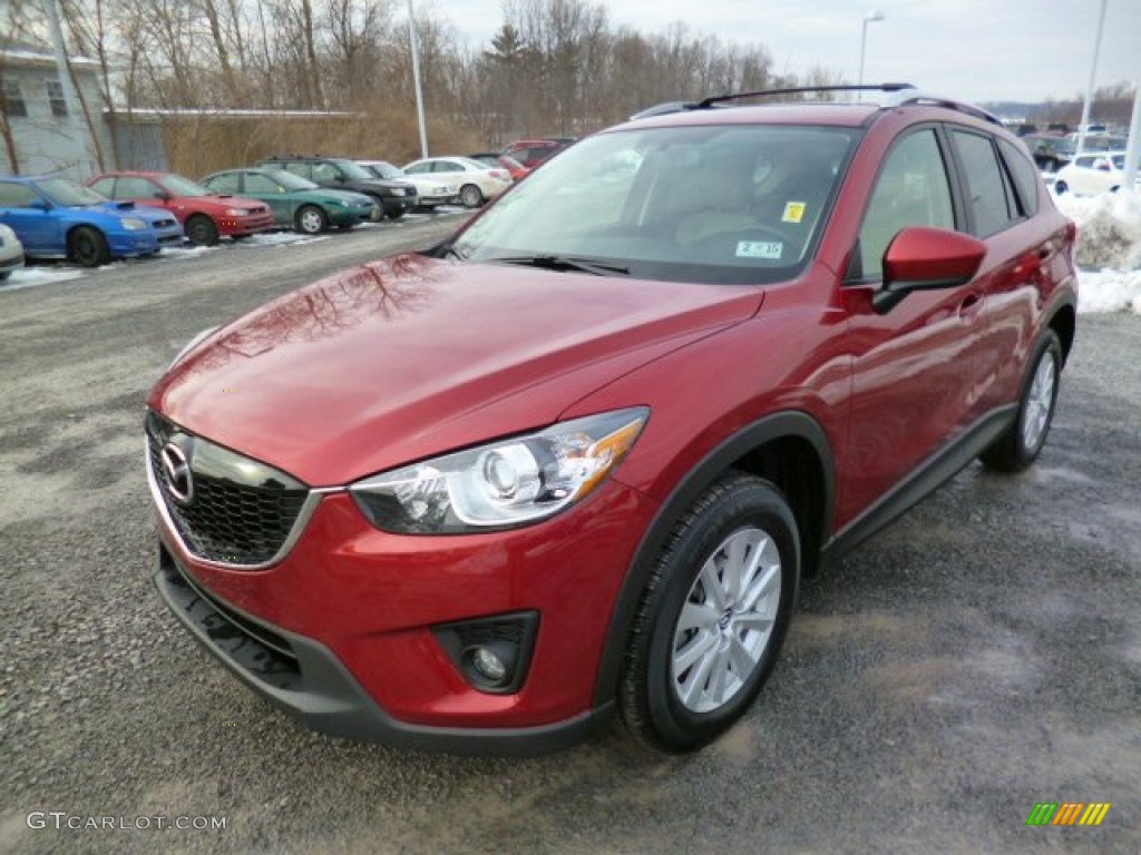 Zeal Red Mica 2013 Mazda CX-5 Grand Touring Exterior Photo #91201513