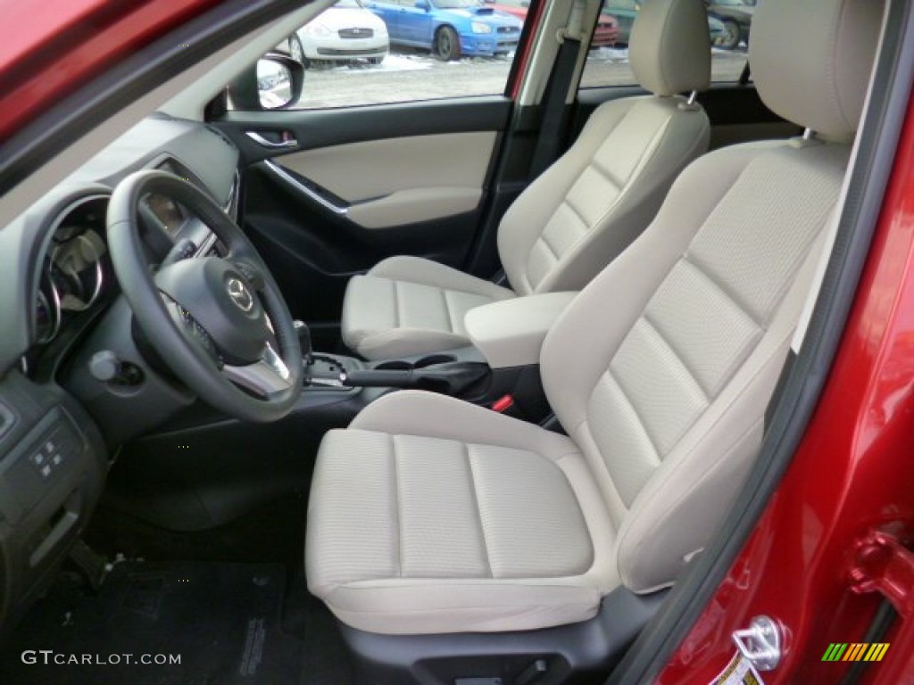 Sand Interior 2013 Mazda CX-5 Grand Touring Photo #91201564