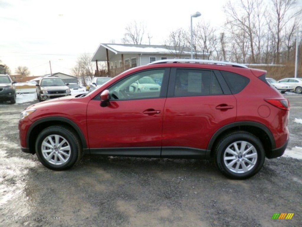Zeal Red Mica 2013 Mazda CX-5 Grand Touring Exterior Photo #91201572
