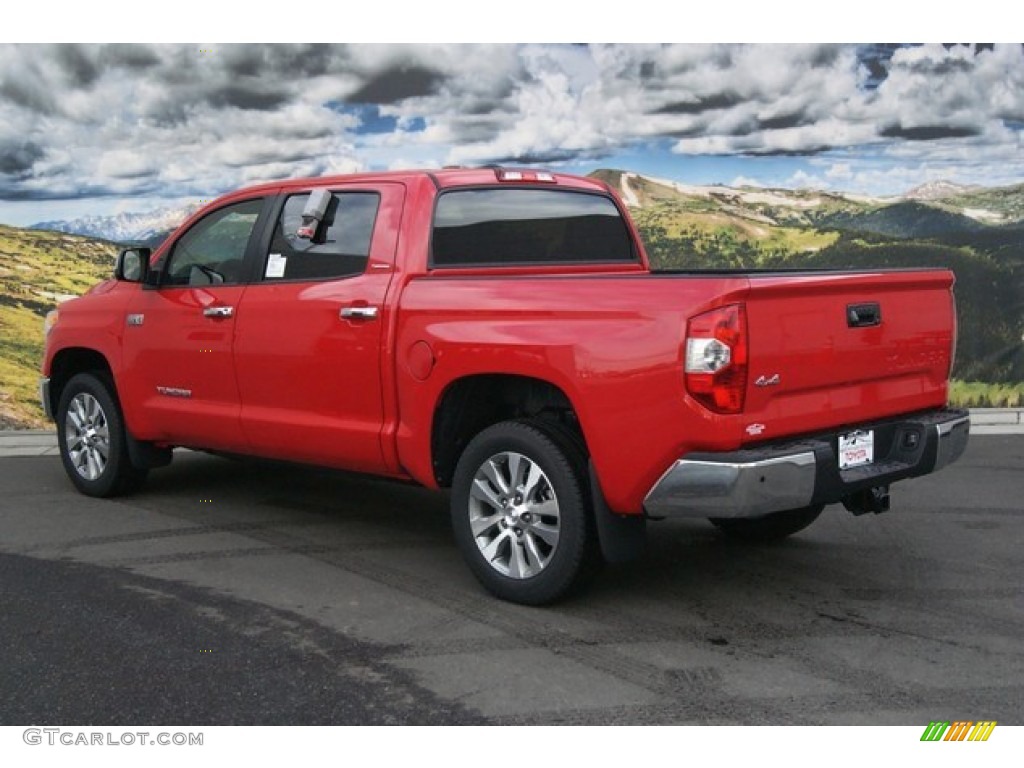 2014 Tundra Limited Crewmax 4x4 - Radiant Red / Black photo #3