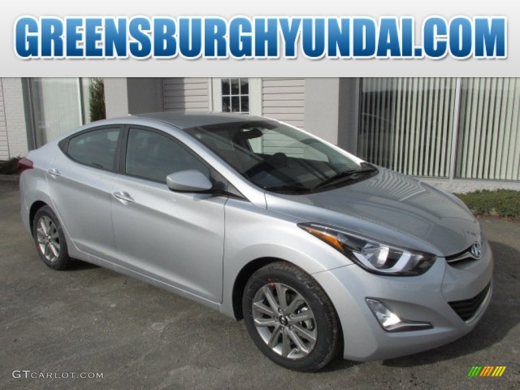 2014 Elantra SE Sedan - Silver / Gray photo #1