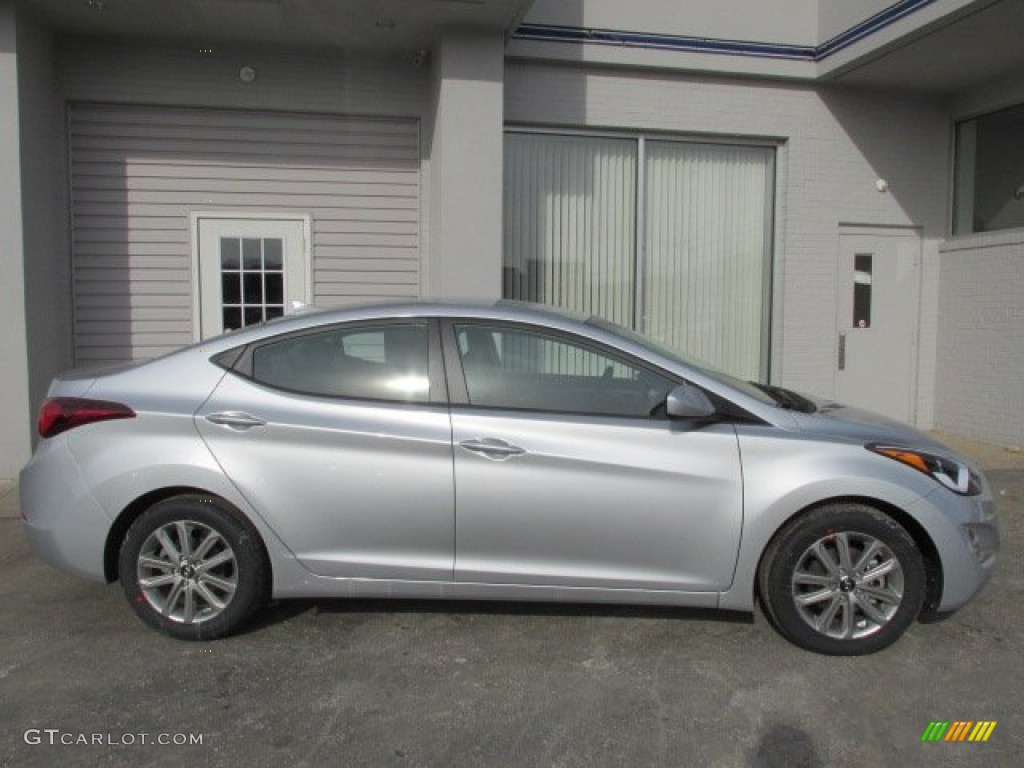 2014 Elantra SE Sedan - Silver / Gray photo #2
