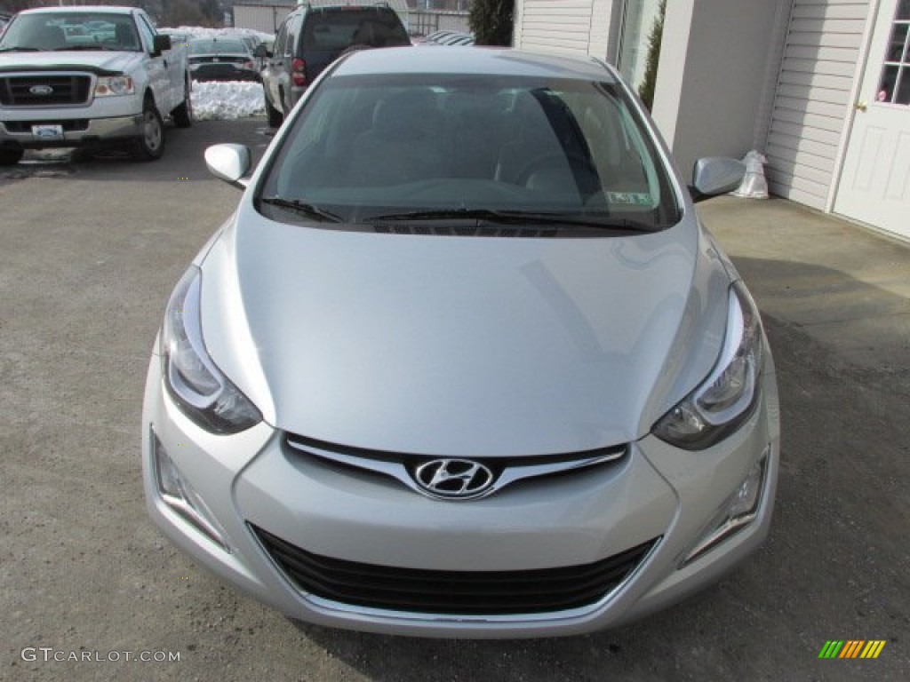 2014 Elantra SE Sedan - Silver / Gray photo #4