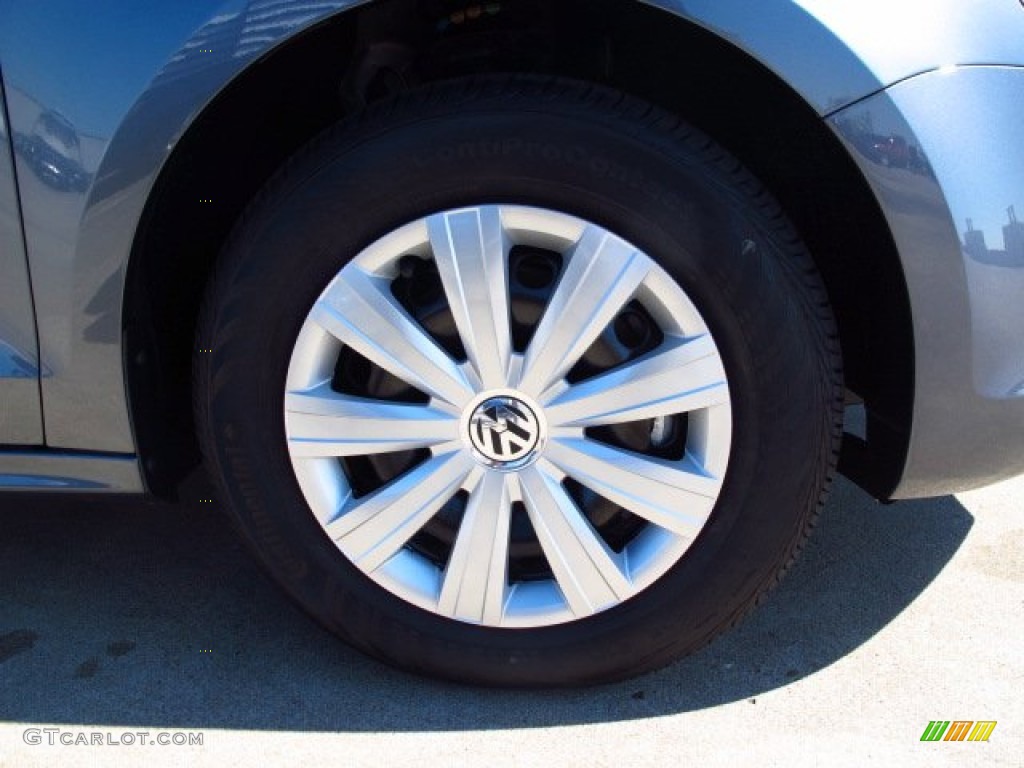 2014 Jetta S Sedan - Platinum Gray Metallic / Titan Black photo #7