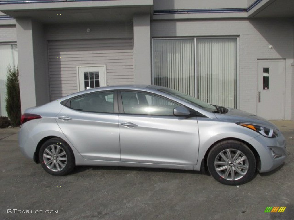 2014 Elantra SE Sedan - Silver / Gray photo #2