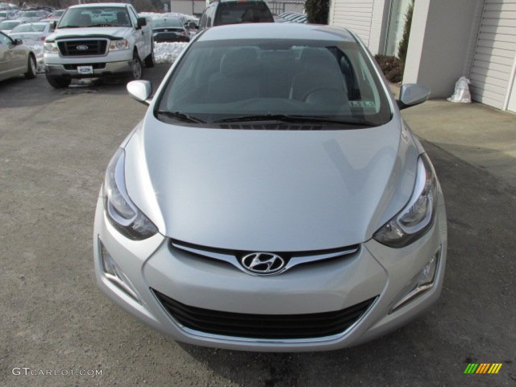 2014 Elantra SE Sedan - Silver / Gray photo #4